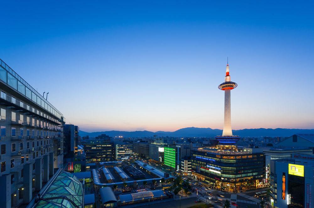 Kyoto Dai-Ni Tower Hotel Bagian luar foto